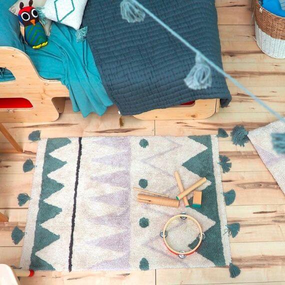 Tapis lavable en machine mini Azteca Lorena Canals